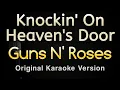 Download Lagu Knockin' On Heaven's Door - Guns N' Roses (Karaoke Songs With Lyrics - Original Key)