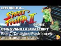 Coding a Street Fighter game JavaScript HTML Canvas Adding boxes Part 7