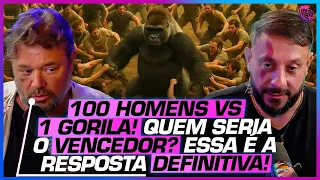 A RESPOSTA DEFINITIVA! BIÓLOGOS RESPONDEM quem VENCERIA essa BATALHA - 100 HOMENS VS 1 GORILA