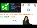 Data Driven Testing Framework - Selenium Java Demo