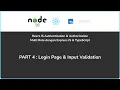 React JS TypeScript Authorization - Part 4 Login Page Input Validation