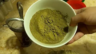 الحنة السودانية طريقة مضمونة لسواد الحنة او ممكن تخليها حنه حمراء كبدية دندنها