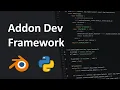 Blender Python Tutorial A Blender Addon Dev framework