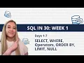SQL in 30 Days 1 7 The Complete Beginner Foundation