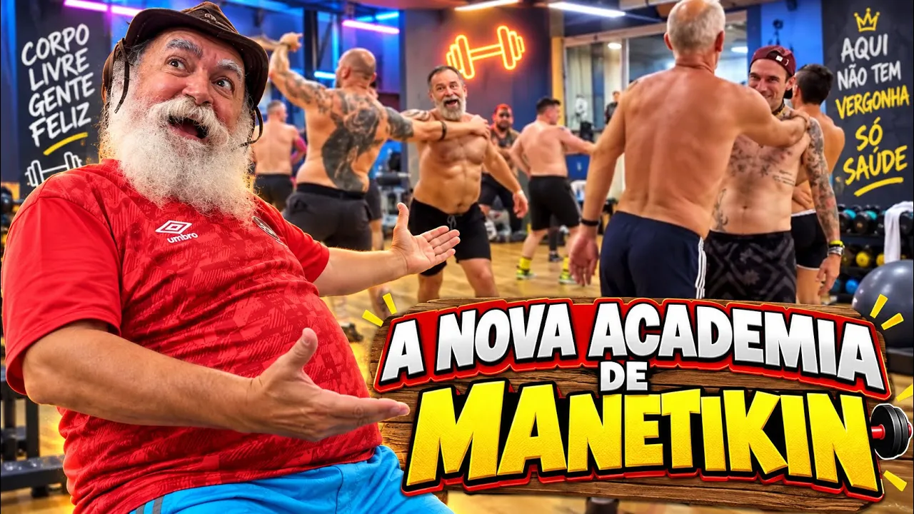 MANETIKIN VAI ABRIR UMA NOVA ACADEMIA SÓ PRA HOMEM | LUIZ DO SOM