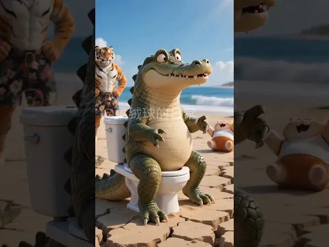 কুমিরের পেটে মটু বিড়াল! 😱🐊 বাঘ মামার অবিশ্বাস্য উদ্ধার অভিযান! 🐯🐱 #cartoon #funny #catstory