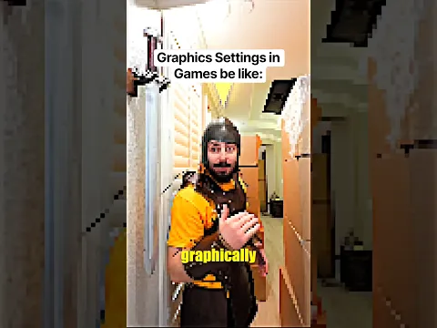 Graphics Settings in Games be like…