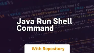 java run shell command
