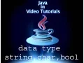 java Data Types Continued string char And bool