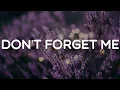 Download Lagu Jacob Lee - Don't Forget Me (Letra/Lyrics) | Official Music Video