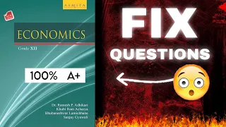 NEB Economics A+ Guaranteed!🔥 24 Marks from These Fixed Questions 🤯📚