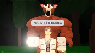 ROBLOX Jugué con el PEOR LÍDER de 99 NOCHES EN EL BOSQUE (MOMENTOS DIVERTIDOS)