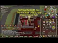 Solve master Clue Scrolls Light box OSRS Easy
