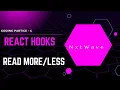 Read Coding Practice 4 React Hooks NxtWave CCBP Intensive