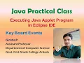 Java Applet for Key Board Events