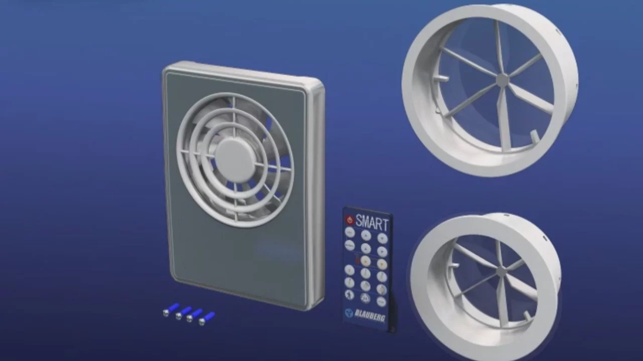 Extracteur Blauberg Smart : montage et réglages