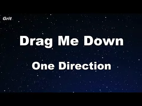 Download MP3 Drag Me Down - One Direction Karaoke 【With Guide Melody】 Instrumental