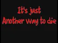 Another Way to Die - Jack White ft. Alicia Keys (lyrics)