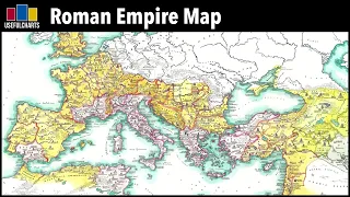 Roman Empire Map Senatorial vs Imperial Provinces