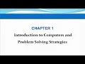 Powerpoint Presentation on Introduction to Computers and Problem Solving Strategies