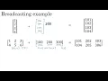 15 Python and vectorization Broadcasting in Python