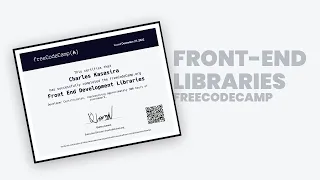 Front End Development Libraries FreeCodeCamp Intro