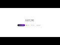 Elastic Tabs using HTML CSS JAVASCRIPT