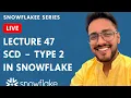 LECTURE 47 SCD TYPE2 WITH ALERTS AUDIT LOGS PRODUCTION-READY SP SNOWFLAKE