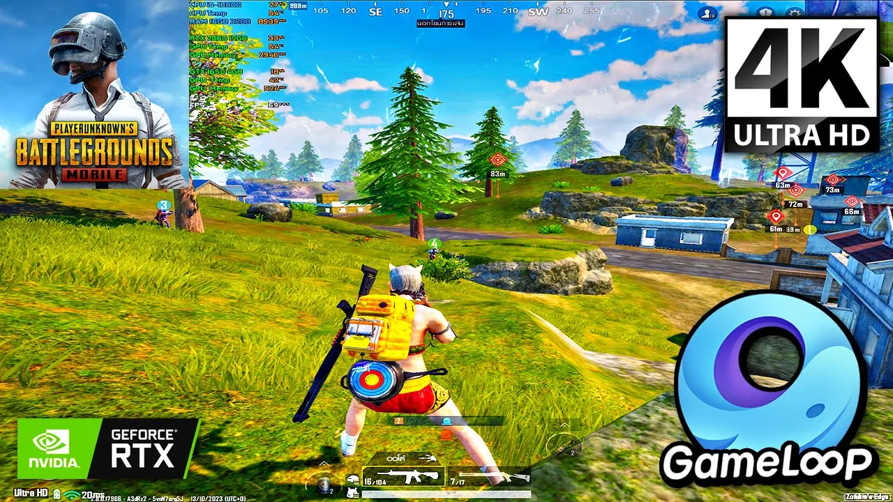 4K ULTRA HDR 90 FPS GRAPHICS 🔥 | PUBG MOBILE 2.8 EMULATOR PC GAMELOOP (2023)