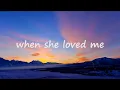 Download Lagu when she loved me - katelyn pid (lyrics) | sarah mcLachlan