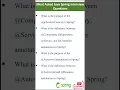 Java Spring Interview Questions Tips and Tricks