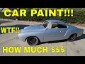 why car paint jobs cost so much money