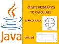How to Calculate Surface Area of Sphere and Volume of Rectangle Java Series by Tuitions Tonight