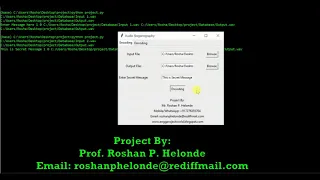 Audio Steganography Using Python Source Code - Secret Message Hiding In Python Project Code
