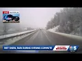 Roads begin to clear as snow ends on Friday in Vermont Northern New York