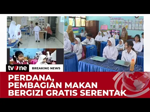 Program Makan Bergizi Gratis Resmi Dimulai Hari ini Serentak