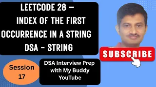 LeetCode 28 Find the Index of the First Occurrence in a String Python Explanation Code