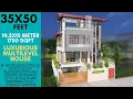 35X50 Feet Plot 1750 sqft Stepped House Design I A Resonating home is what we dream of ID-085
