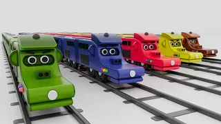 Assembling a toy Helicopter || Toy Trains for Toddlers