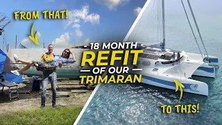 The first Neel trimaran renovation completed