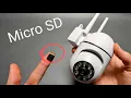 How to Insert Use Micro SD Memory Card in Security Camera YI IoT Wireless WiFi IP Cloud CCTV