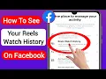 Lagu How To See Your Reels Watch History On Facebook (2025) | See Reels History on Facebook