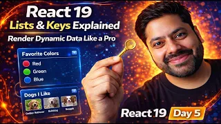 React 19 Lists Keys Explained Render Dynamic Data Like a Pro Day 5