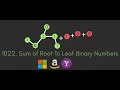 1022 Sum of Root To Leaf Binary Numbers Leetcode 1022