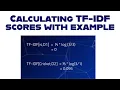 TF-IDF score calculation with example