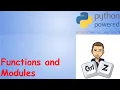 Functions and Modules