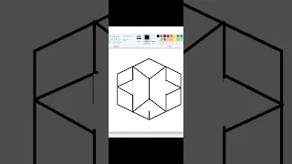 How to draw in ms paint 3d illusion drawing