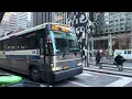 MTA Bus Company 2006 MCI D4500CL On The QM35 Turning On East 57th Street