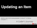 Recoil and State Management in React - Updating an Item