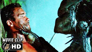 predator vs arnold final fight scene predator 1987 movie clip hd
